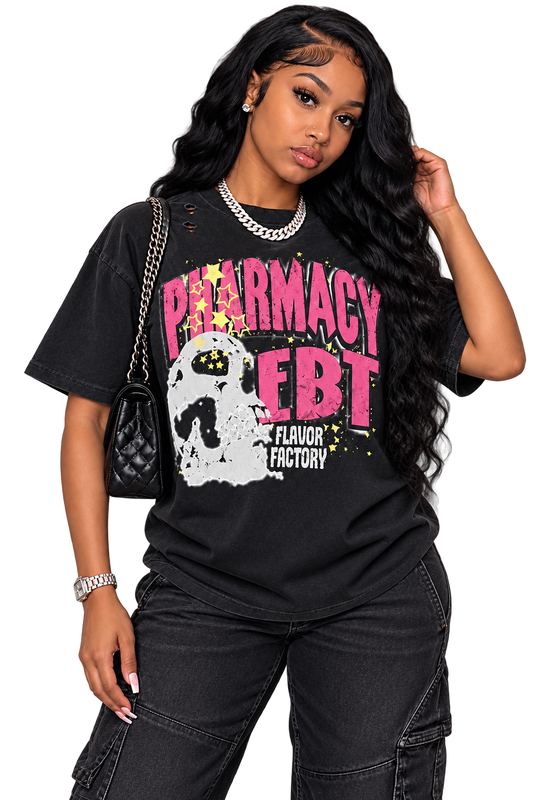 Pharmacy Every Body Trappin Distress Black t-Shirt