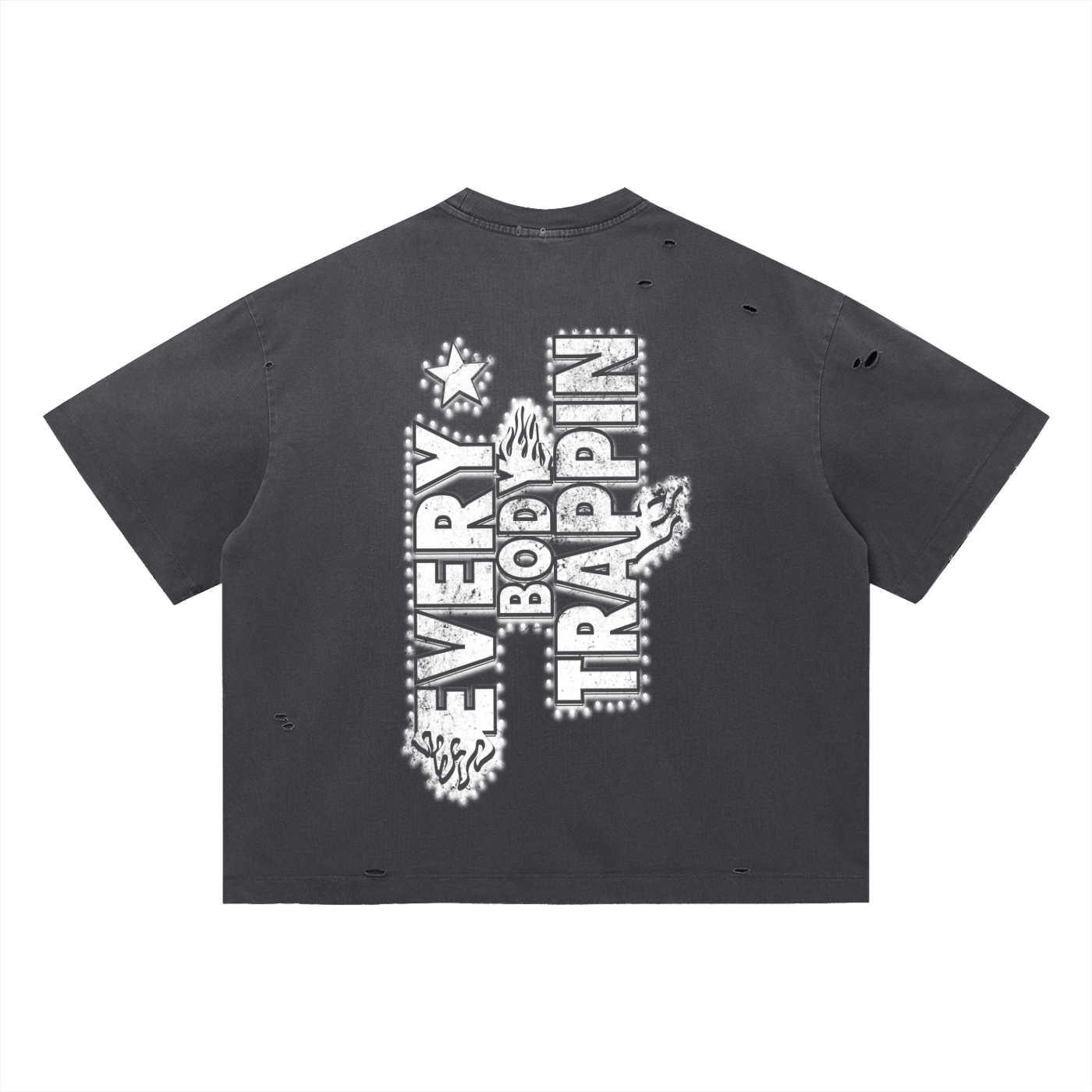 Pharmacy Every Body Trappin Distress Gray T-Shirt