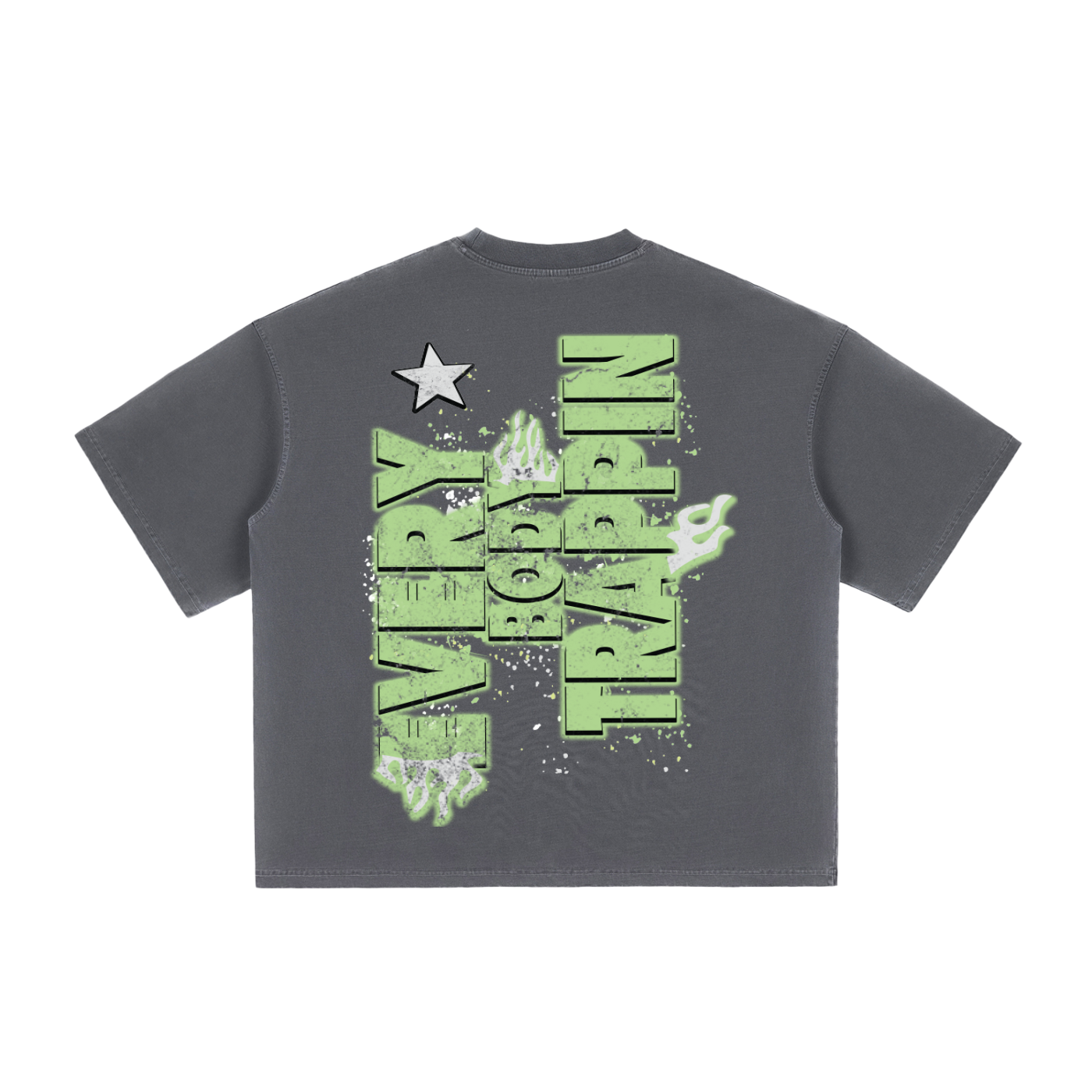 Pharmacy Every Body Trappin Green Gray Boxy T-Shirt