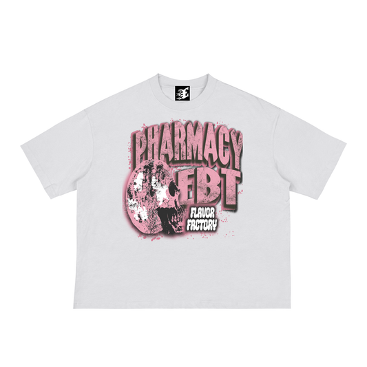 Pharmacy Every Body Trappin Pink White Boxy T-Shirt