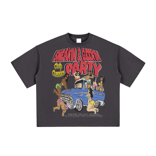 Sneakin & Geekin Limited Edition Black Boxy T-Shirt