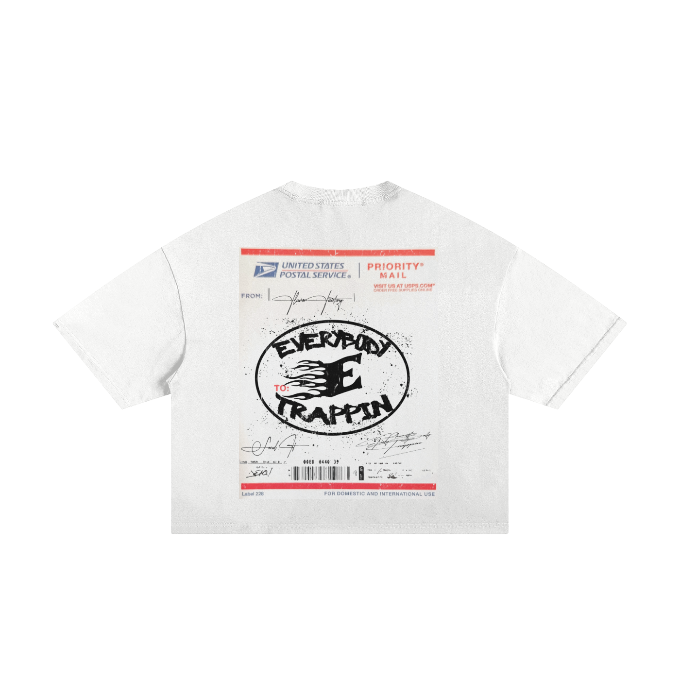 Frayed Boxy Tee