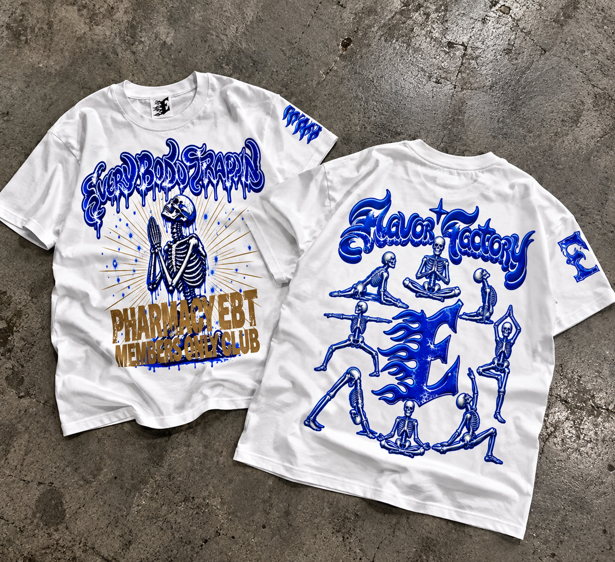 Every Body Trappin Members Only White T - Shirt