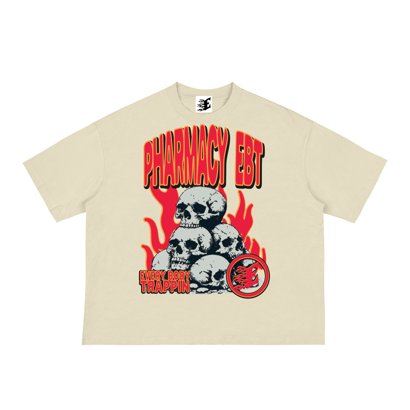Burning Skull tee