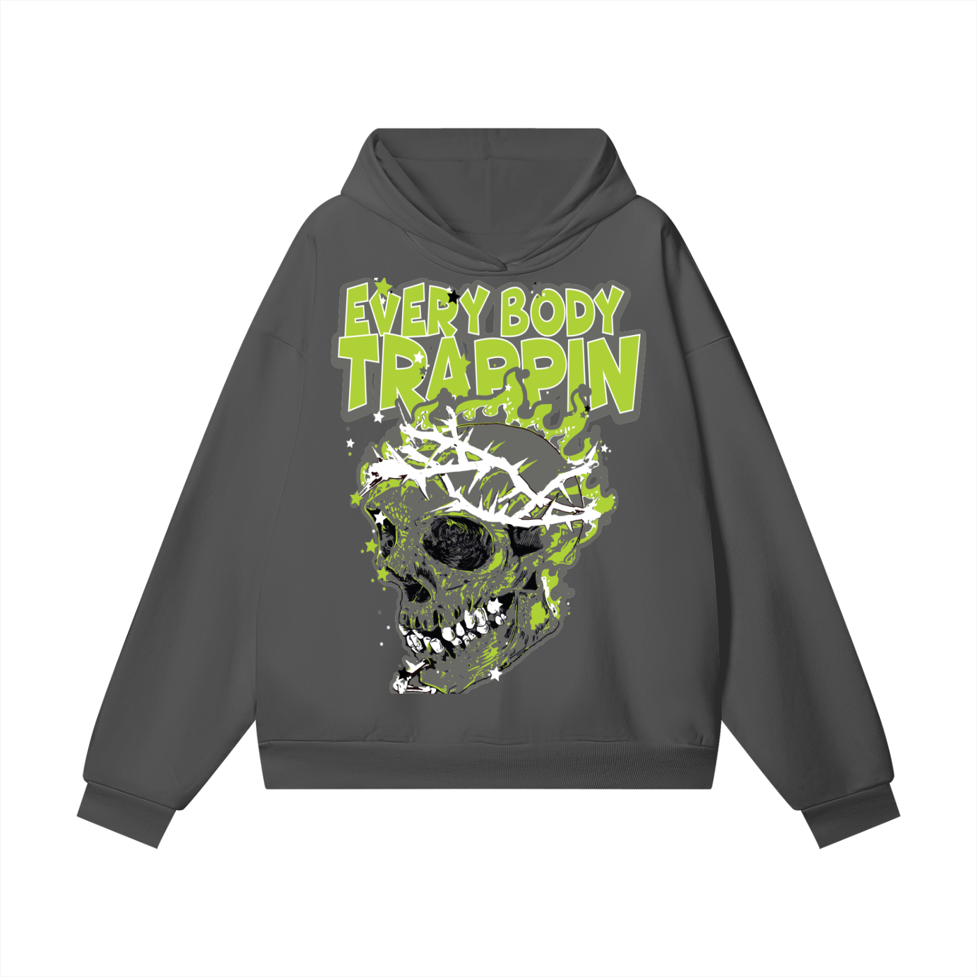 Every Body Trappin Gray Hoodie