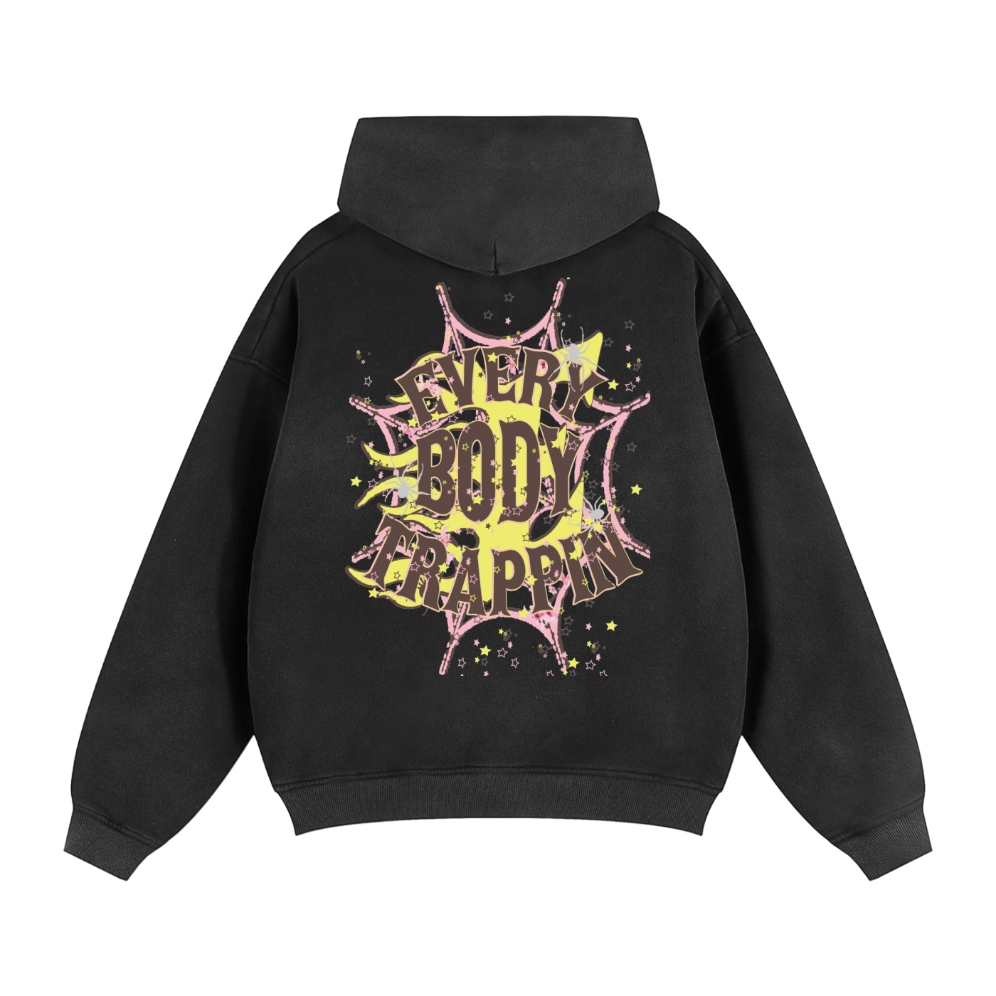 Pharmacy Every Body Trappin Faded Black Zip Hoodie