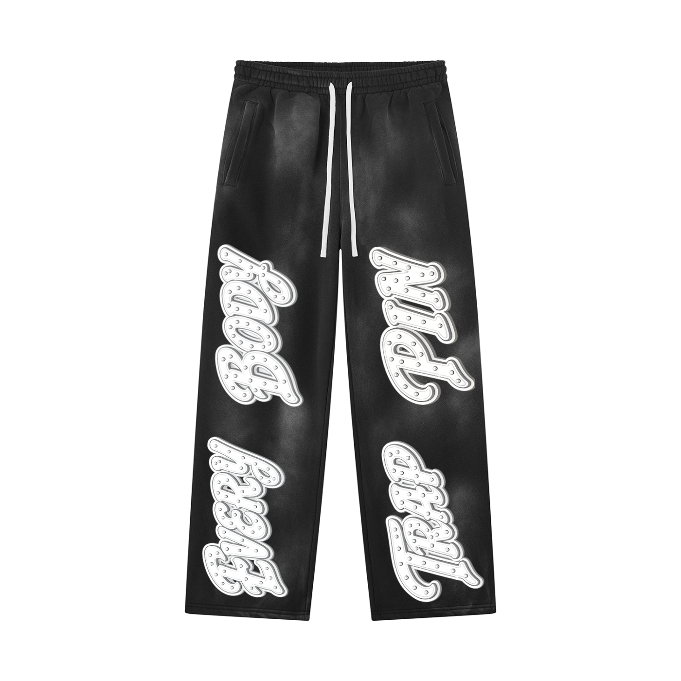 Every Body Trappin Faded Black Sweats Pants