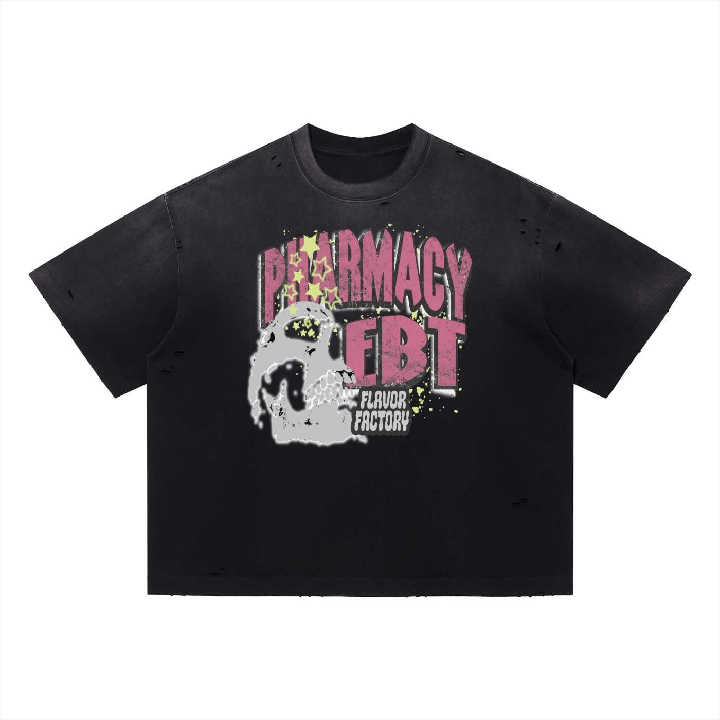 Pharmacy Every Body Trappin Distress Black t-Shirt