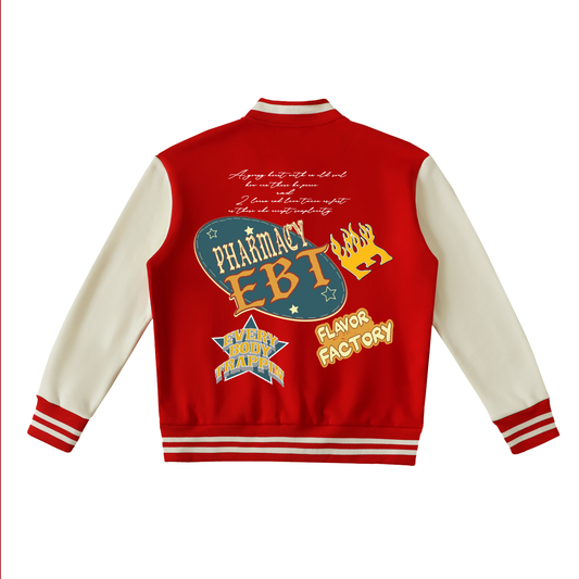 Every Body Trappin Red Varsity Jacket